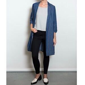 Ali Golden Denim Swing Jacket Blazer